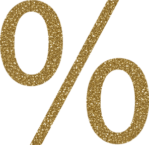 Glitter Gold Percent